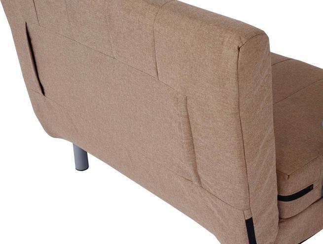 Produktbild Swisshandel24 Schlafsessel HWC-K29, Klappsessel Schlafsofa Gästebett Relaxsessel, Liegefläche 186x97cm Stoff/Tex