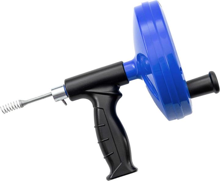Actual product image Wiltec Extractable Pipe Cleaning Device Drain Spiral 7.5 m x 6 mm Freeing Sinks and Drains from Hair