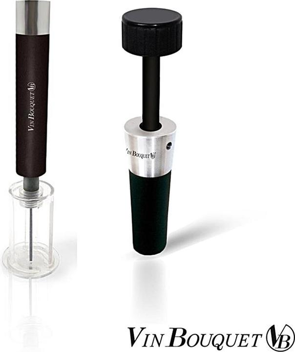 Produktbild VinBouquet Luft-Korkenzieher & Vakuumverschluss (Sommelier Set)