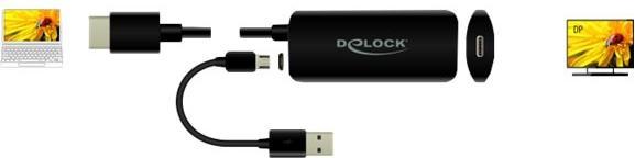 Immagine prodotto Delock HDMI a (USB-C, 16 cm)