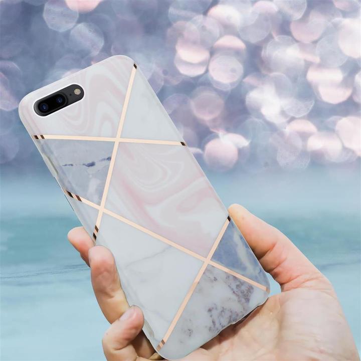 Actual product image Cadorabo IMD TPU Colorful Marble Cover (Apple iPhone 7 Plus, Apple iPhone 7s Plus)