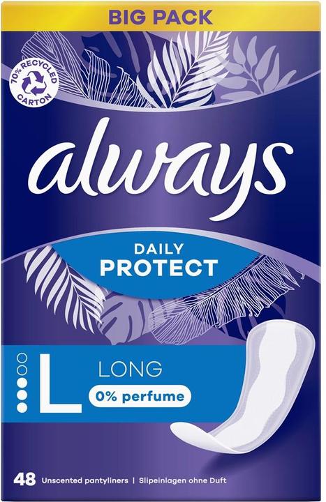 Produktbild Always Daily Protect 0 % (48 x, Slipeinlagen)