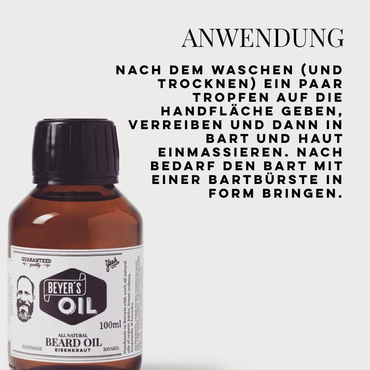 Produktbild Beyers Oil Bartöl-Eisenkraut (100 ml)
