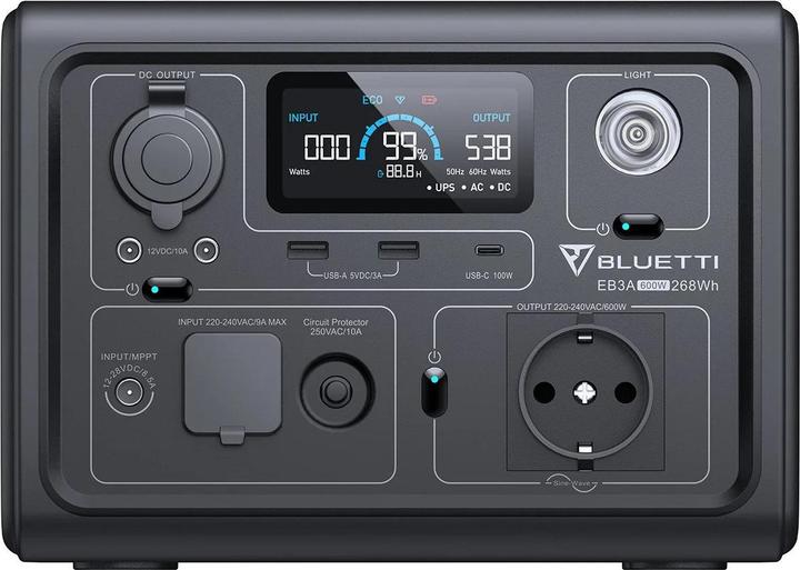 Produktbild Bluetti EB3A (268 Wh, 4.60 kg)
