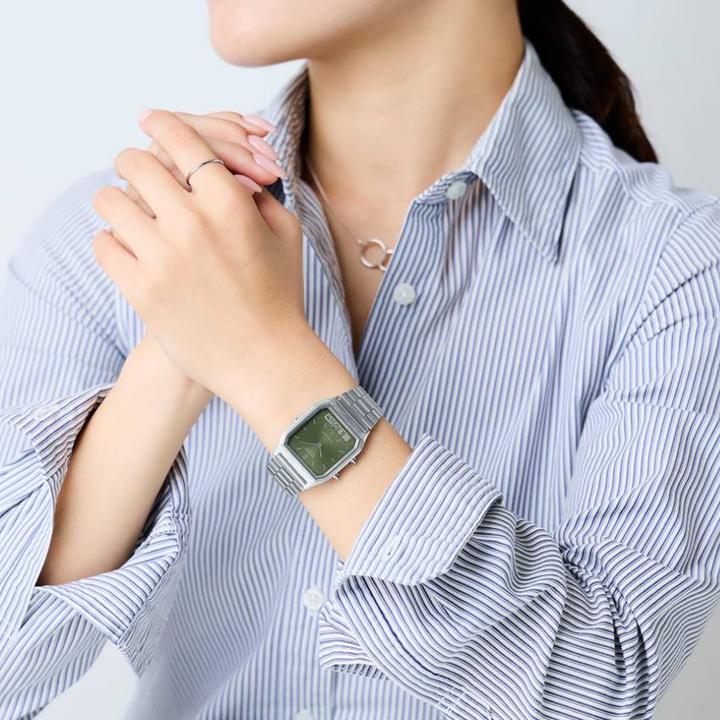 Immagine prodotto Casio AQ-230A-3AMQYES (Orologio da polso analogico, Orologio digitale, 38.80 mm)