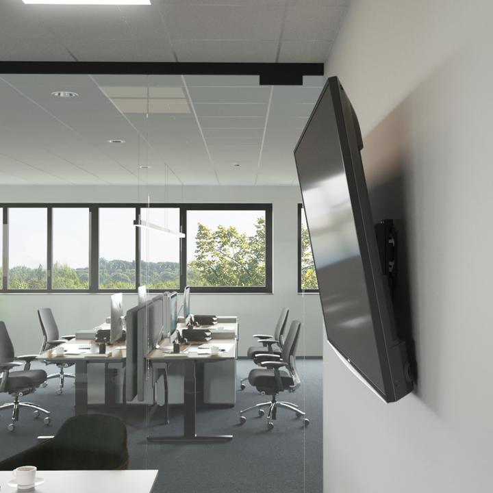 Actual product image Hama TV wall bracket, inclinable, anti-theft protection, 165 cm (65") up to 50 kg (Wall, 65", 50 kg)