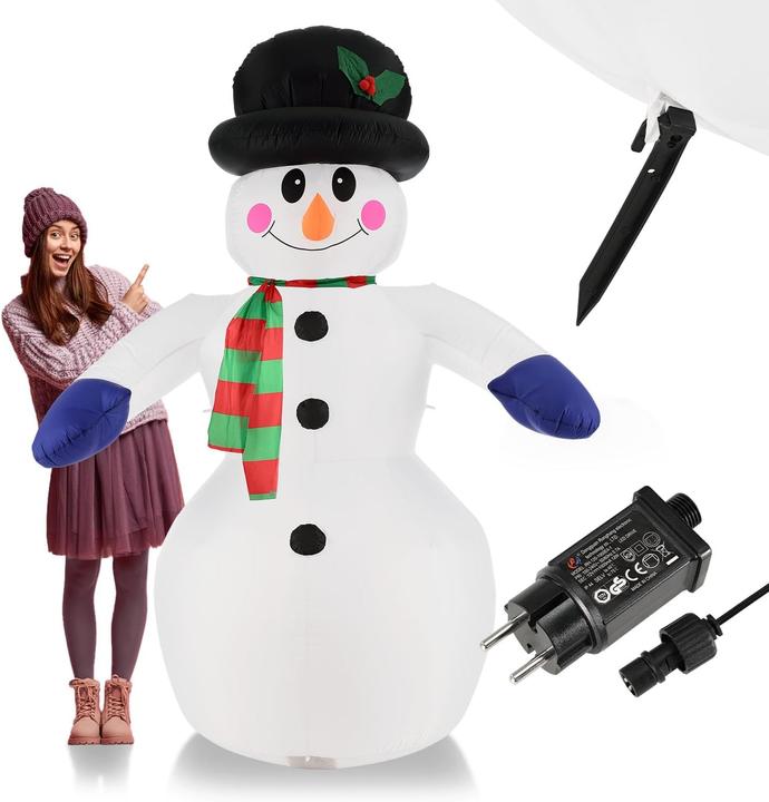 Produktbild Juskys Schneemann mit Gebläse und LEDs