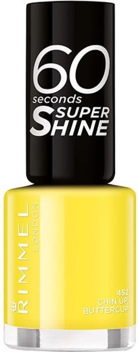 Rimmel London 60 Seconds Super Shine Nail Polish (452 Chin Up Buttercup)