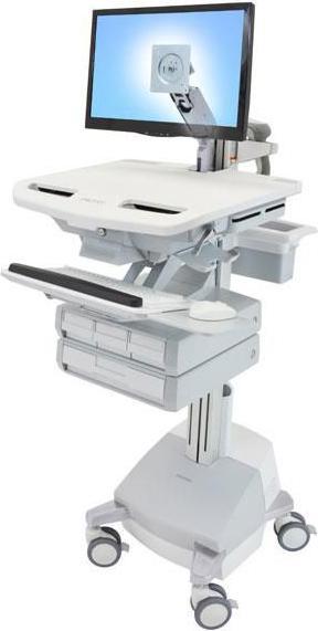 Ergotron Trolley for LCD display/keyboard/mouse/CPU/notebook/barcode scanner (open architec