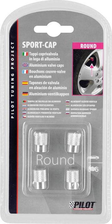 Produktbild Lampa Set 4 Ventilkappen - Aluminium