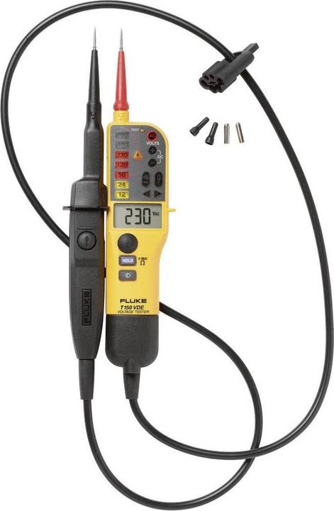 Actual product image Fluke T150/VDE Two-pole voltage tester calibrated (ISO) CAT III 690 V, CAT I (CAT III 690V, CAT IV 600V)