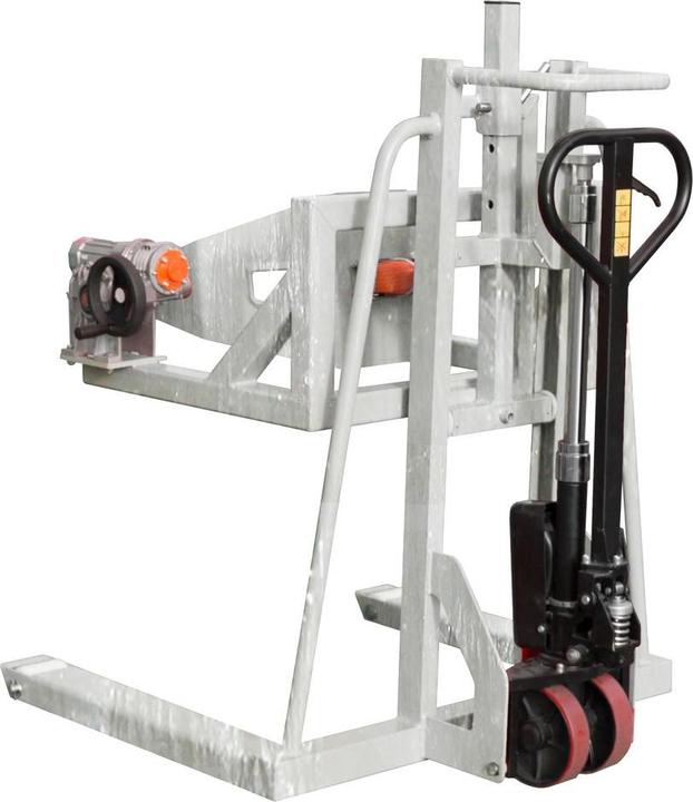 Bauer Südlohn Rullo sollevatore per tamburi FHR 600 F, zincato a caldo (300 kg)