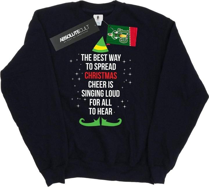 Produktbild Elf Christmas Cheer Text Sweatshirt (S)
