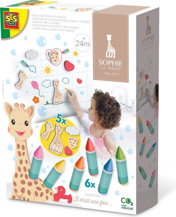Ses Pastello da bagno con forme di Sophie La Giraffe