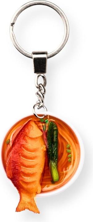 Actual product image Yumazing Fish Noodle Soup key ring