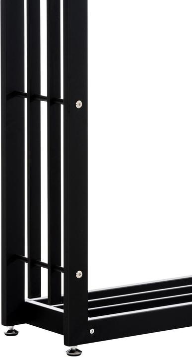 Produktbild Swisshandel24 Kaminholzständer Skadi 25x40x150, schwarz