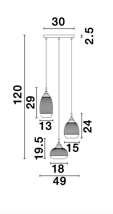 Actual product image Nova Luce Moon (E14)