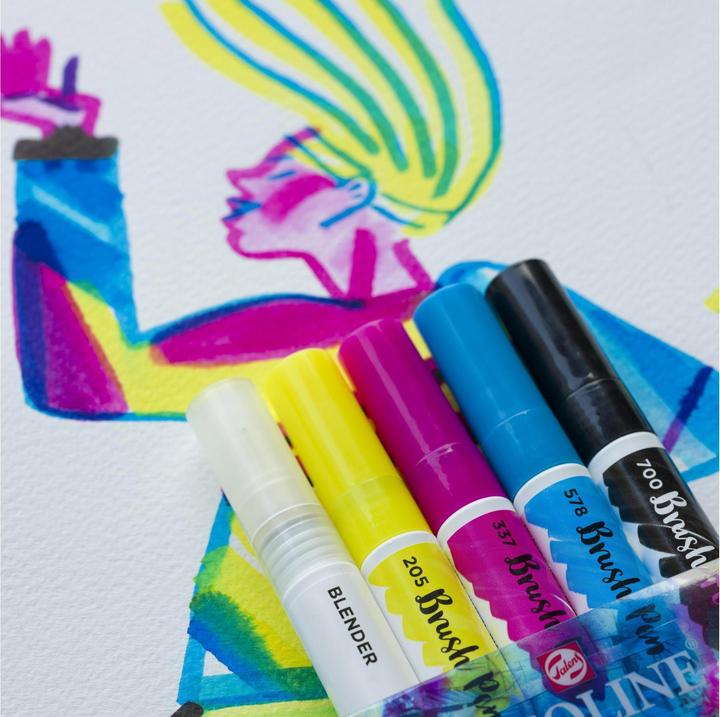 Immagine prodotto Talens ECOLINE Brush Pen (Multicolore, 5 x)