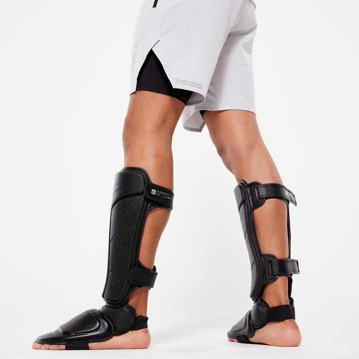 Actual product image Domyos Foot shin guards kickboxing (L)