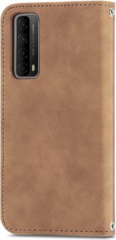 Produktbild Cover-Discount Huawei P smart 2021 - Vintage Stand Flip Case Hülle braun (Huawei P Smart (2021))