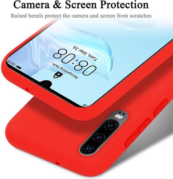 Immagine prodotto Cadorabo Copertura della cassa del silicone liquido TPU (Huawei P30)