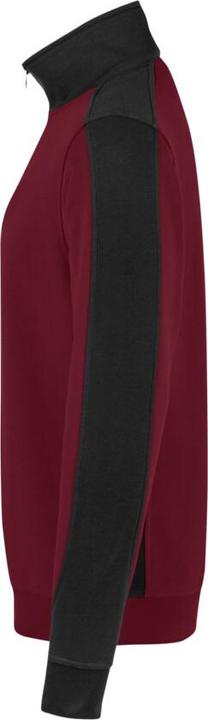 Produktbild Hakro Zip-Sweatshirt Contrast Performance weinrot/anthr. 6XL (6XL)