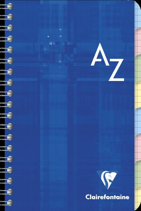 Actual product image Clairefontaine Spiralheft mit Register (11 x 17 cm, Checked, Hardcover)