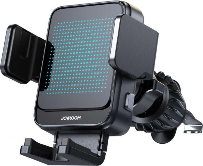 Actual product image Joyroom JR-ZS341 Wireless Car Charger Holder with Gradient light (Air Vent)
