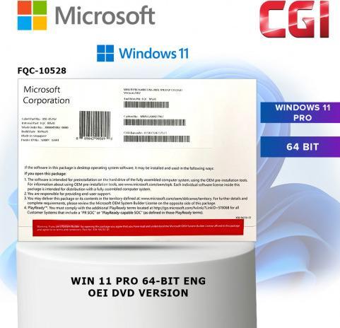 Produktbild Microsoft Windows 11 Pro (1 User, unbegrenzt)