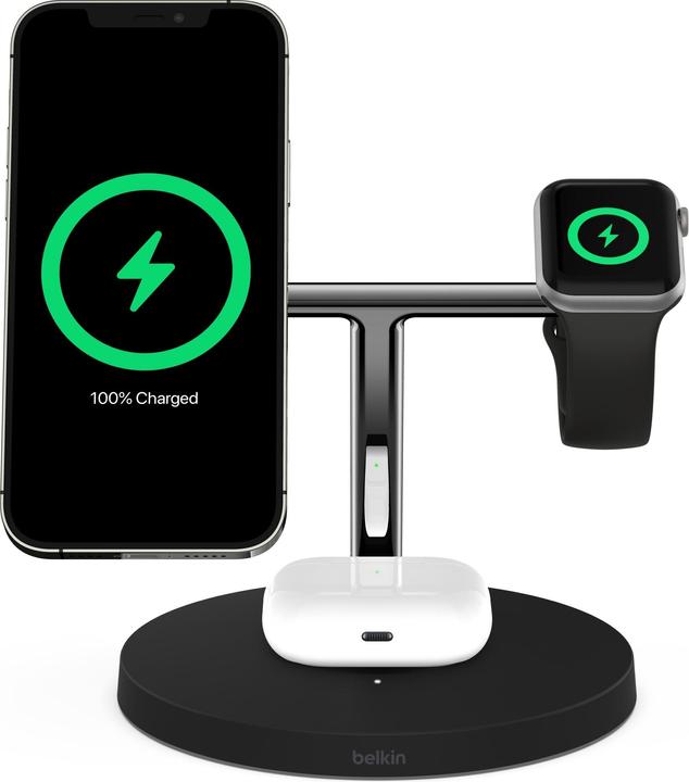 Actual product image Belkin Boost Charge Pro 3in1 Charger Qi2 (15 W)