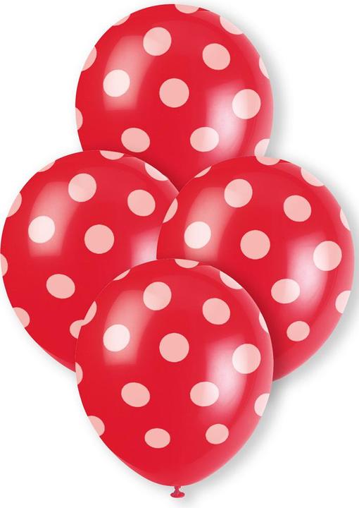 Immagine prodotto Unique Palloncini rossi con puntini bianchi