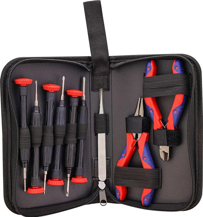 Actual product image InLine Tool set for computers and electronics, 9 pieces