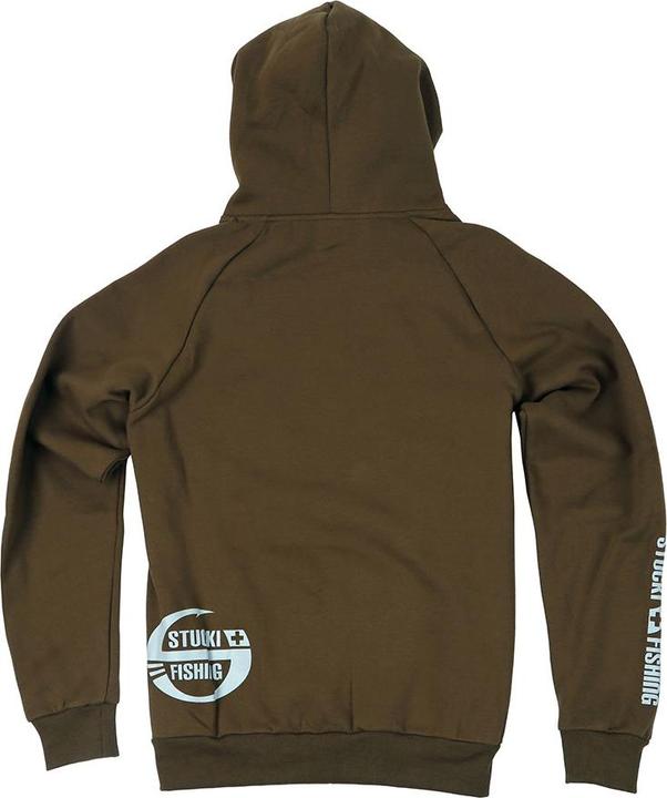 Produktbild Stucki Fishing Because Fanatics Hoodie Olive (XL)