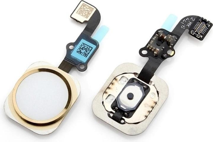 Immagine prodotto Foxconn iPhone 6S Plus Cavo flessibile del pulsante Home + Anello in gomma del pulsante Home oro (iPhone 6S Plus)