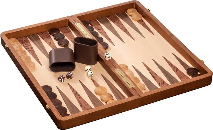 Actual product image Philos Chess Backgammon Checkers Set