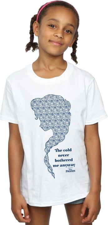 Actual product image Disney Girls Frozen Cold Cotton T-Shirt (116)