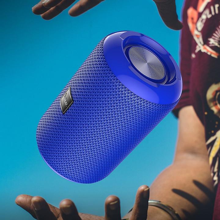 Actual product image Hoco Bluetooth speakers wireless speaker HC1 blue (4 h, Rechargeable battery operated)