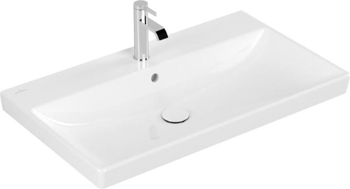 Produktbild Villeroy & Boch Mbel-Waschtisch Avento 80 cm wei mit CeramicPlus-Beschichtung 415680R1 (470 mm, 800 mm)