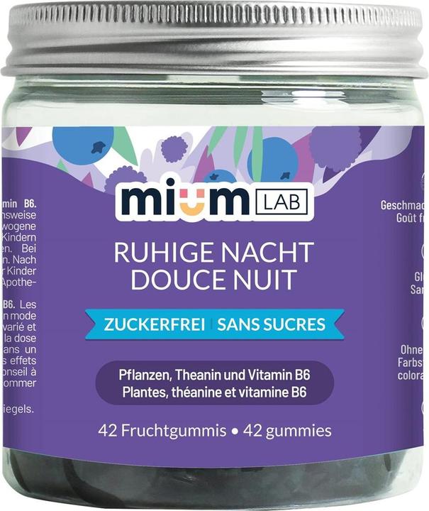 Image du produit Mium Lab Vitamingummis Ruhige Nacht (42 pièce(s), Gummies, 140 g)