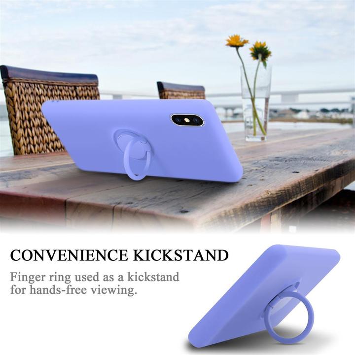 Produktbild Cadorabo TPU Liquid Ring Silicone Case Hülle (Apple iPhone XS Max)