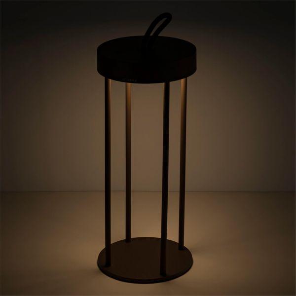 Actual product image Century LED table lamp ATHENA corten 3W 3000K Dimm. IP54 Colour (140 lm)