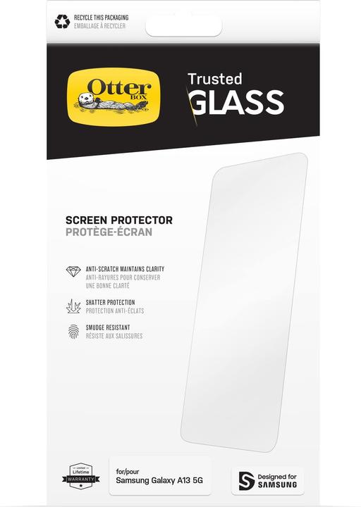 Produktbild OtterBox Trusted Glass (1 Stück, Samsung Galaxy A13 5G, Samsung Galaxy A13)