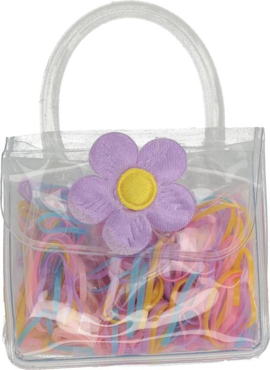 Image du produit Trisa Haargummi Transparentes Täschli mit Silikon Elastics (Élastiques à cheveux)