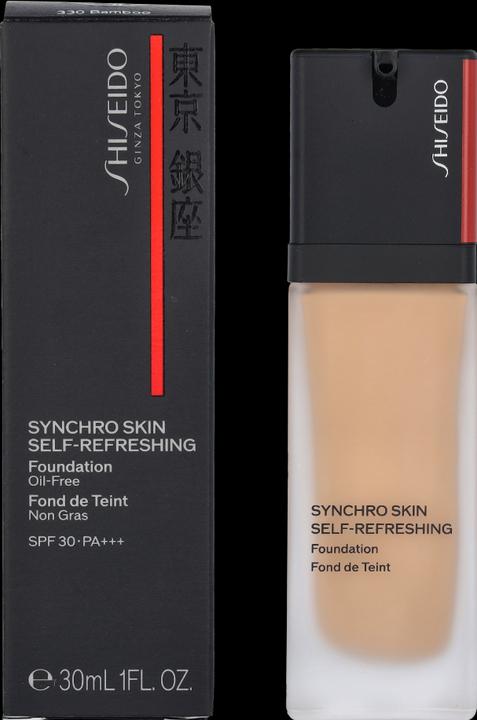 Actual product image Shiseido Synchro Skin Self-Refreshing - Foundation SPF 30 Bamboo 330 (330 Bamboo)