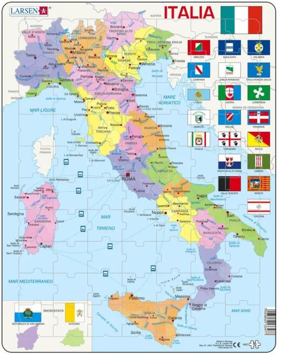 Immagine prodotto Larsen Italia (70 pezzi)