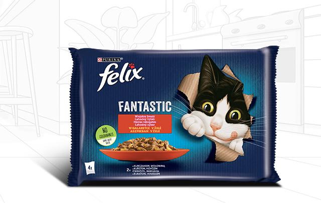 Produktbild Felix 7613039778074 Katzen-Dosenfutter (Adult, 4 Stk., 340 g)