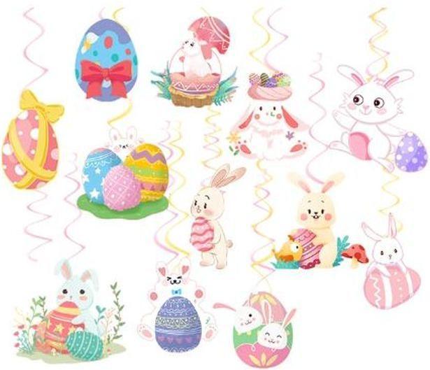Immagine prodotto MU Style Ghirlande a spirale Pasqua (1 x)