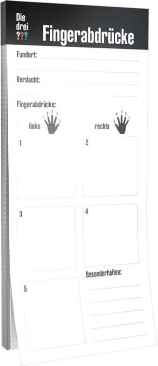 Produktbild Kosmos Detektivausrüstung Die Drei??? Fingerabdrücke Profiset