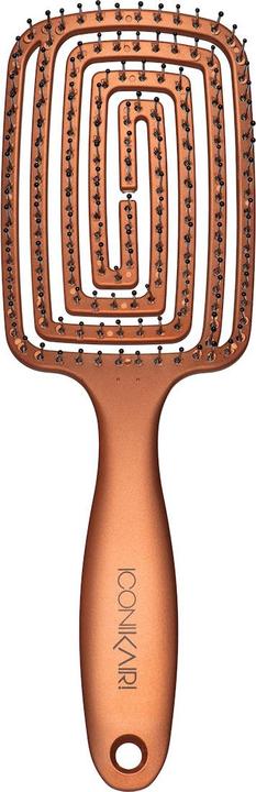 Iconikair Hair Brush Blow-Dry Brush Classic GLAM EDITION, Scalp Massage Brush, Detangler Brush, Hair Brush