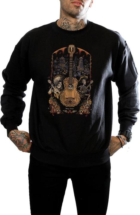 Actual product image Disney Mens Coco Guitar Cotton Sweatshirt (3XL)